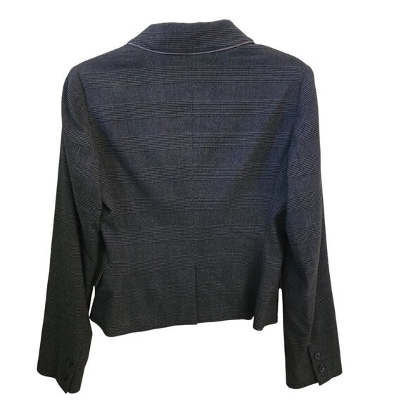 Opening Ceremony Wool Cashmere Plaid Suiting Blazer Gray Size M - Picture 2 of 5
